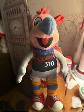 Clippers 310 Pink & Blue Plush Mascot Stuffed Animal